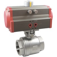 Кран шаровой КПР-2 с пневмоприводом