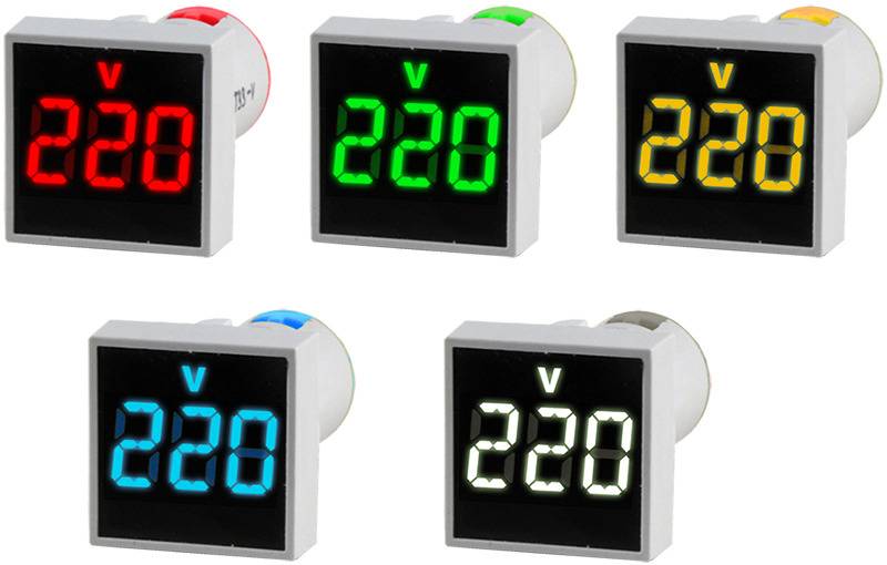 Цифровой индикатор напряжения Omix T33-V