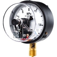 Вакуумметры, мановакуумметры, манометры электроконтактные пылевлагозащищенные ДВ2010ф, ДА2010ф, ДМ2010ф IP53