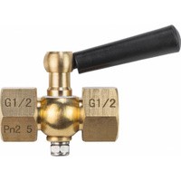 Кран трехходовой пробковый