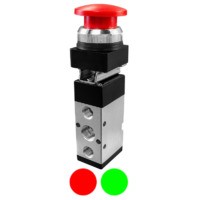 Пневмокнопка грибовидная ПР522-К3