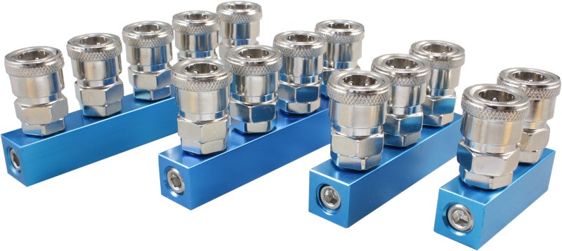 Пневматический коллектор с быстроразъемными соединениями ARP-SM-L