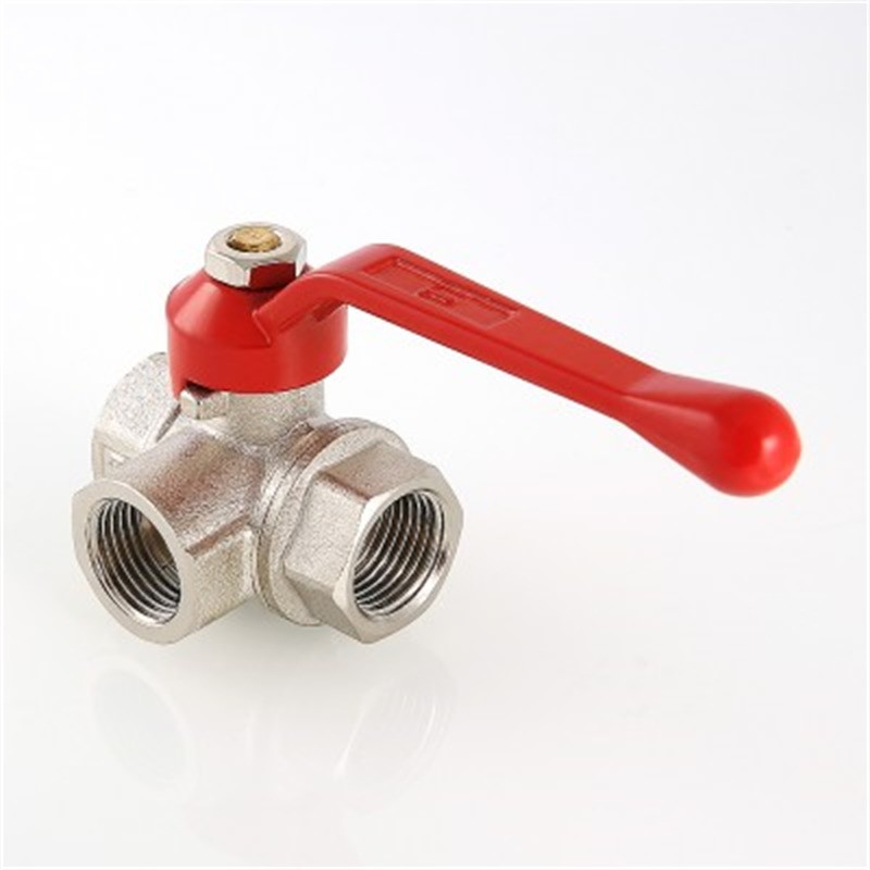 Кран шаровой трехходовой VT.361.N