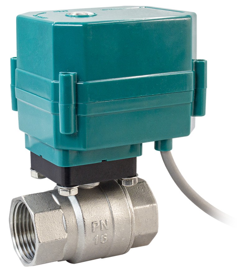 Кран шаровой КПР-1 с электроприводами ЭПР2, ЭПР2М, ЭПР2У