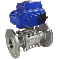 Кран шаровой фланцевый КПР-3Ф с электроприводом ЭПР1