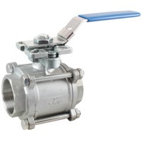 Кран шаровой КПР-3 с ручным приводом (Краны ISO5211 ручные)