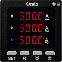 Амперметр трехфазный щитовой Omix AZ3-3