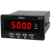 Вольтметр постоянного тока щитовой с релейным выходом Omix P94-DV1-K