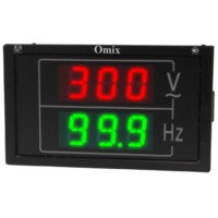 Индикатор напряжения и частоты однофазный щитовой Omix PQ74-VF2-1