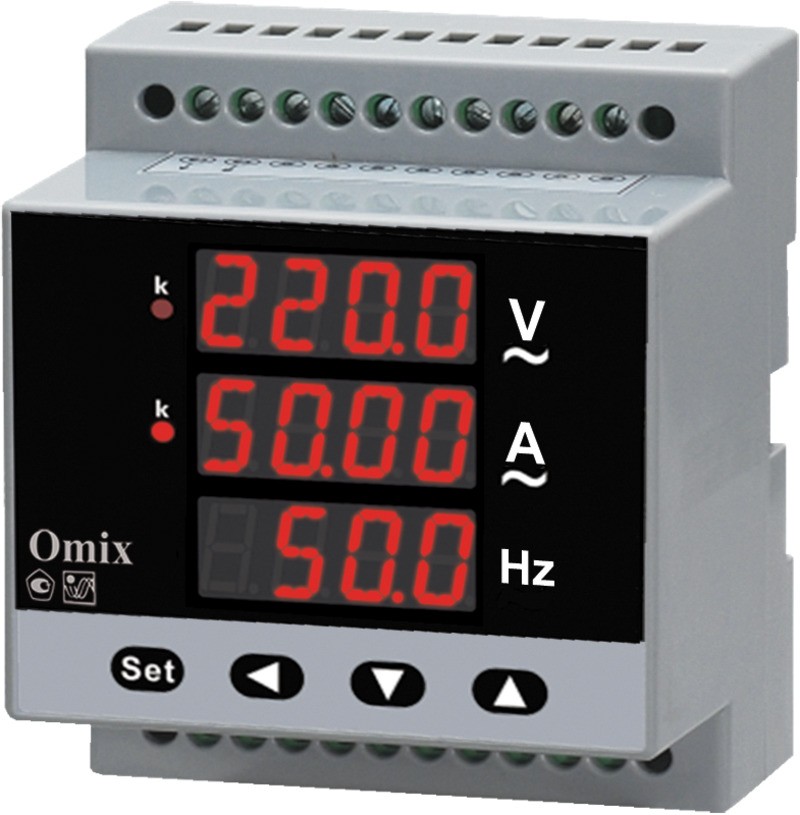Мультиметр однофазный на DIN-рейку Omix D4-M3-1