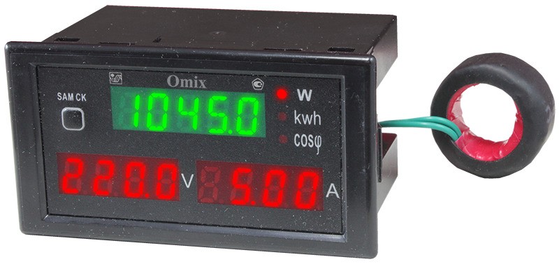 Мультиметр однофазный щитовой Omix P74-M3-1