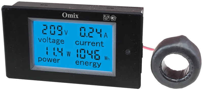Мультиметр однофазный с ЖК-дисплеем Omix P95-MY-1