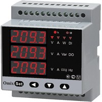 Мультиметр трехфазный на DIN-рейку Omix D4-M3-3