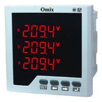 Мультиметр трехфазный щитовой Omix P99-M3-3-RS485