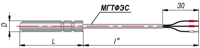 Термосопротивление с кабельным выводом дТС414ЕХ