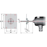 Термосопротивления с токовым выходом с металлической головкой дТС405М-МГ.И