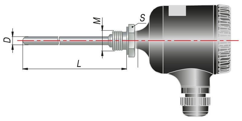Термосопротивление с цифровым интерфейсом RS-485 дТС105М.RS