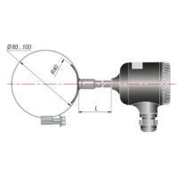 Термосопротивление с цифровым интерфейсом RS-485 с металлической головкой дТС325М-МГ.RS