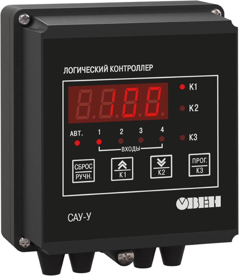 Контроллер для управления группой насосов с чередованием ОВЕН САУ-У