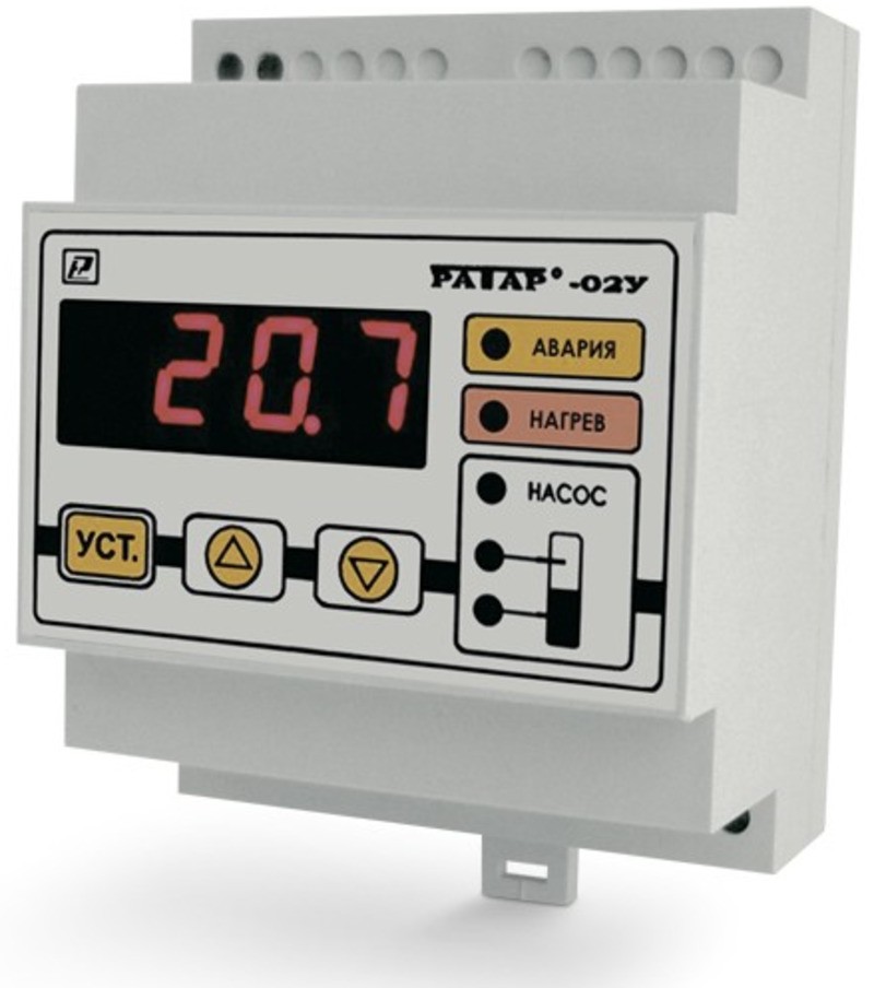 Терморегулятор со встроенным реле контроля уровня Ратар-02У