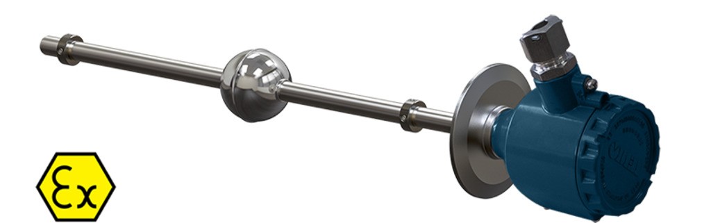 Поплавковый датчик уровня взрывозащищенный ОВЕН ПДУ-И-Exd с присоединением типа CLAMP