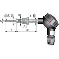 Термопара на основе КТМС с коммутационной головкой дТП295