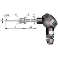 Термопара на основе КТМС с коммутационной головкой дТП365
