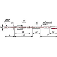 Термопара на основе КТМС с кабельным выводом дТП464