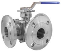 Краны ISO5211 трехходовые ручные