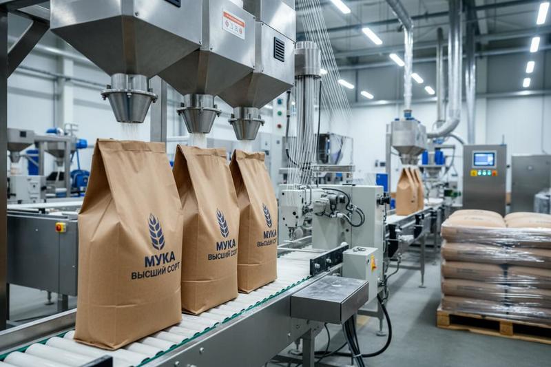 Фасовка сыпучих продуктов: как избежать потерь и сохранить качество при использовании крафт-мешков